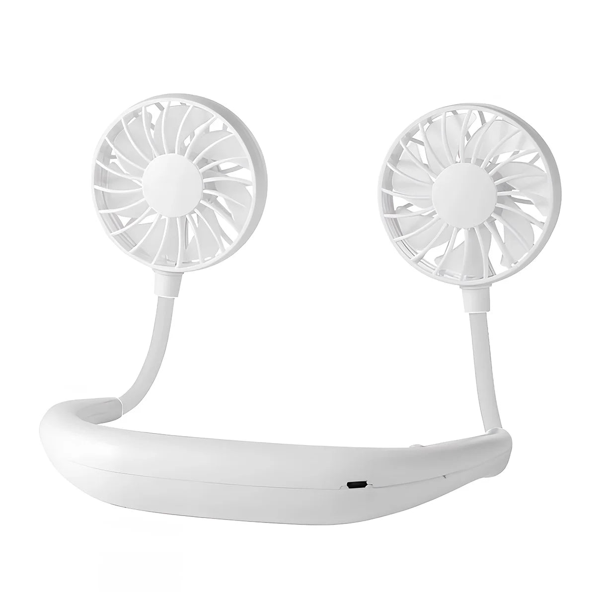 Rechargeable Double Wind Neck Fan