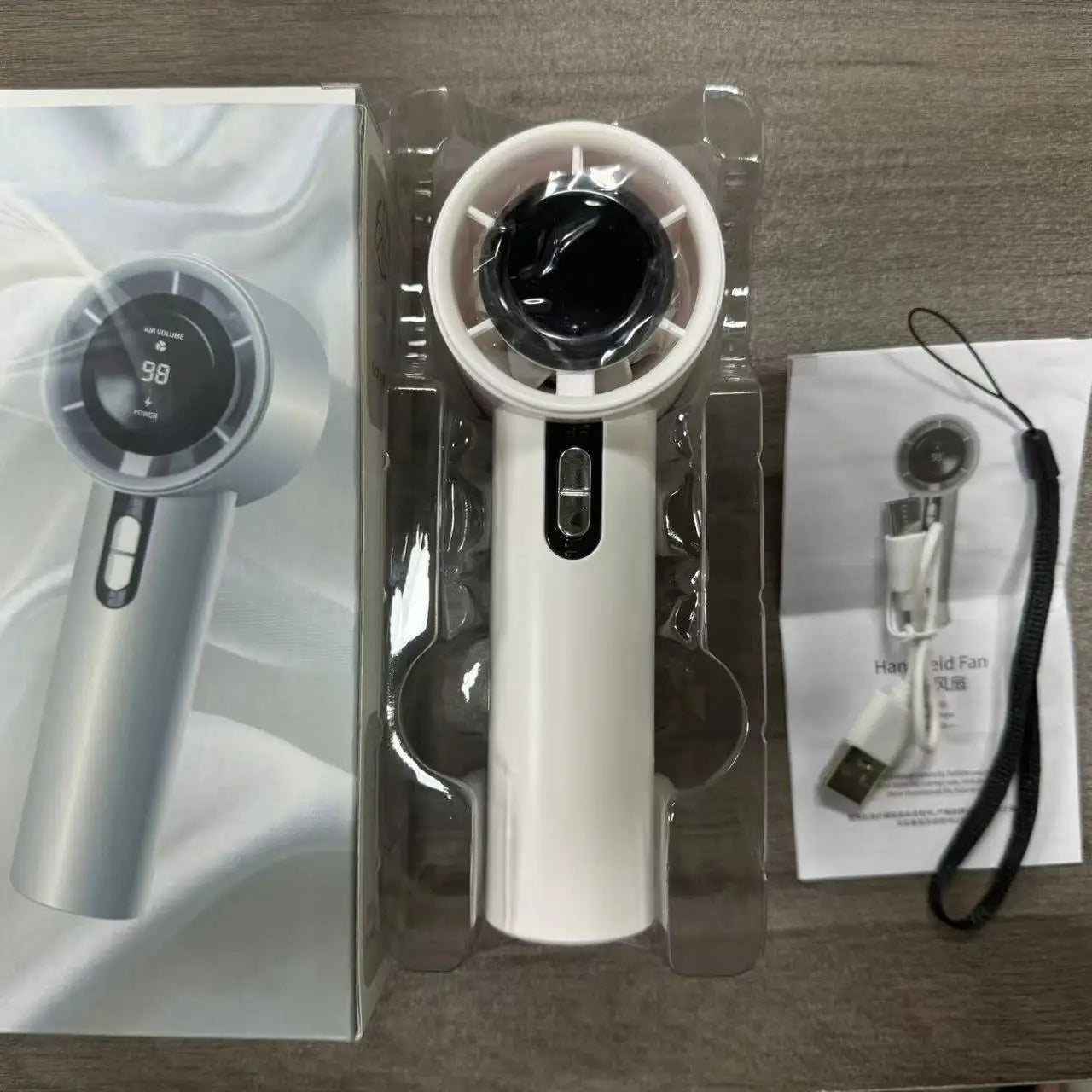 Handheld High-Speed Fan USB Charging Mini Portable Small Fan