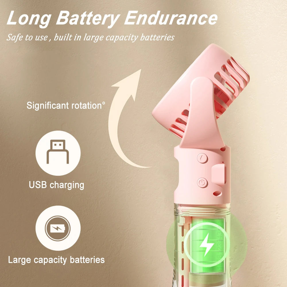 Rechargeable Aromatherapy Cool Mist Fan