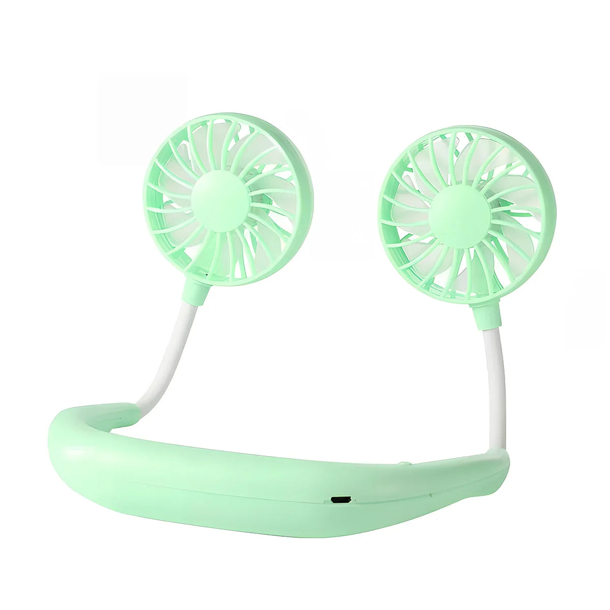 Rechargeable Double Wind Neck Fan
