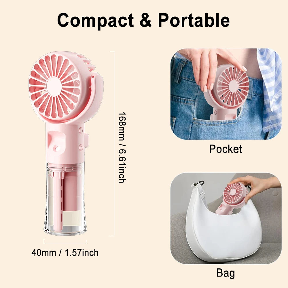 Rechargeable Aromatherapy Cool Mist Fan