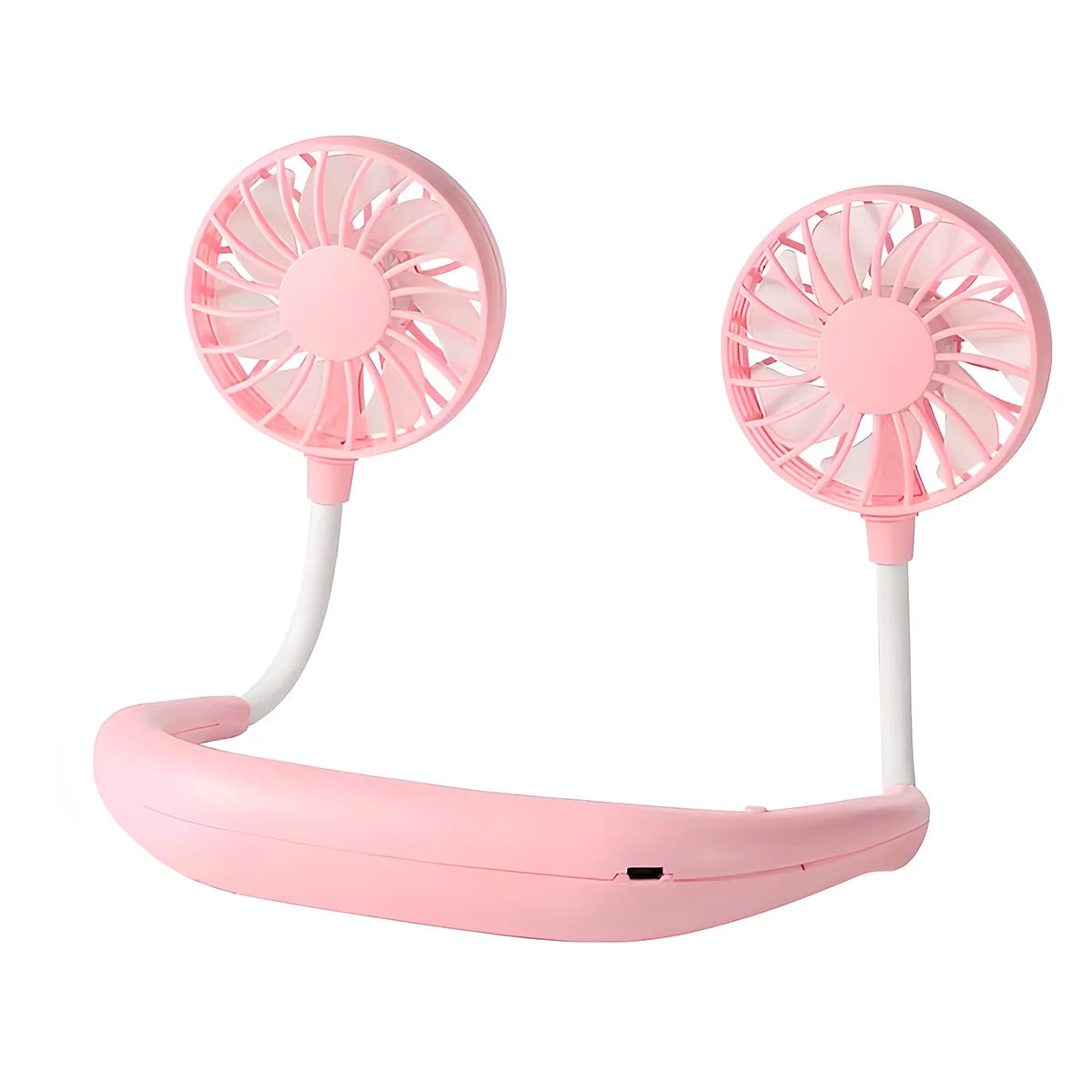 Rechargeable Double Wind Neck Fan