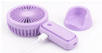 Mini USB Rechargeable Fan – 3 Speed Modes, Handheld & Desktop Stand Fan