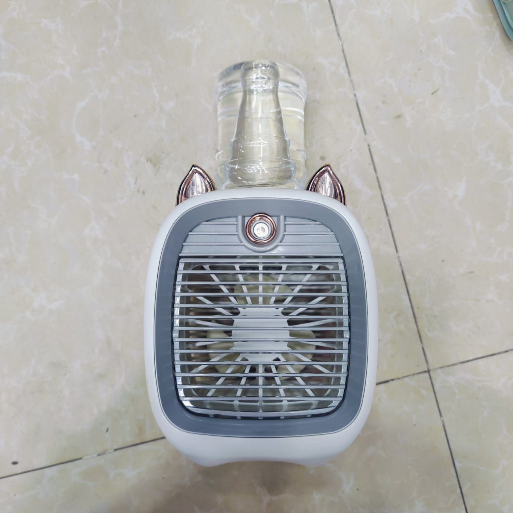 Cute Cat Mini Air Cooler Mist Fan with Water Tank