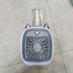 Cute Cat Mini Air Cooler Mist Fan with Water Tank