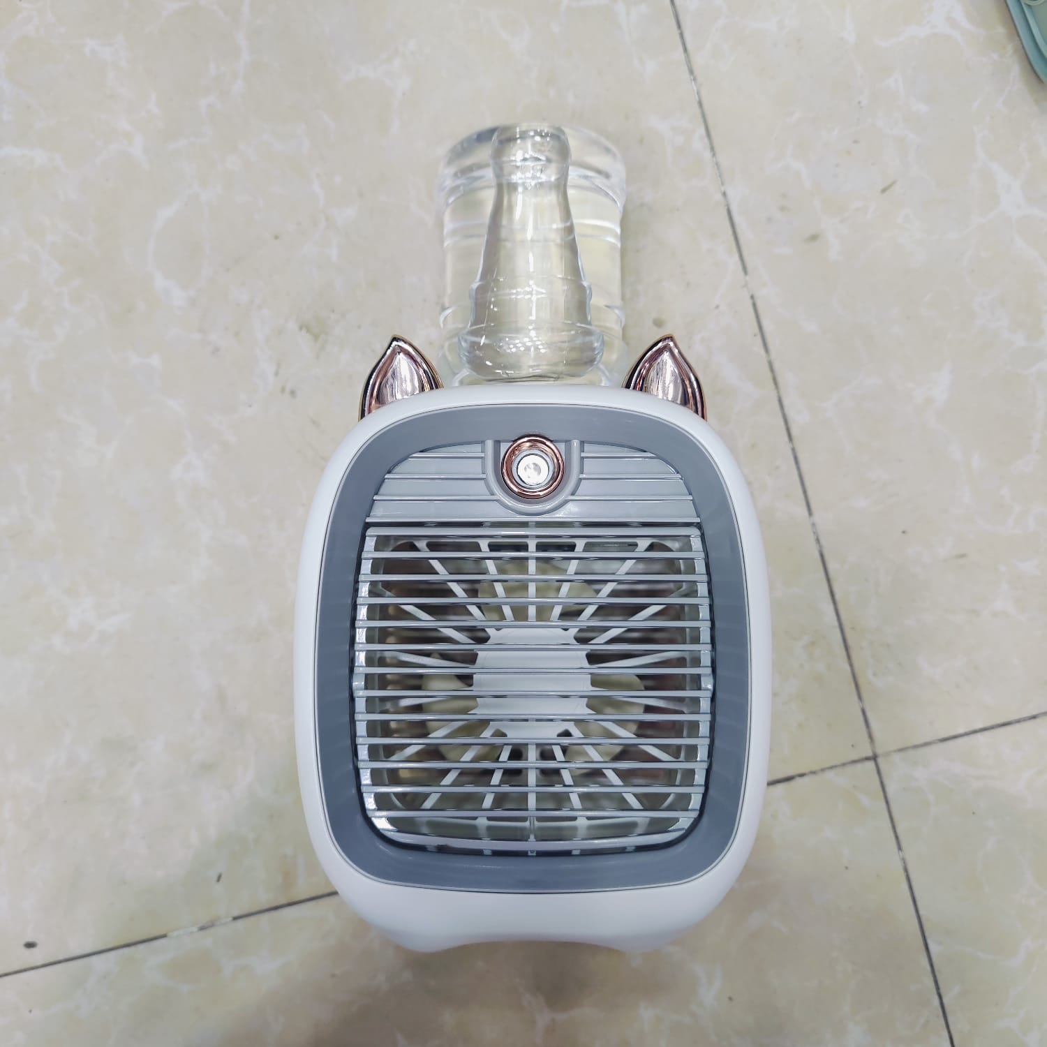 Cute Cat Mini Air Cooler Mist Fan with Water Tank