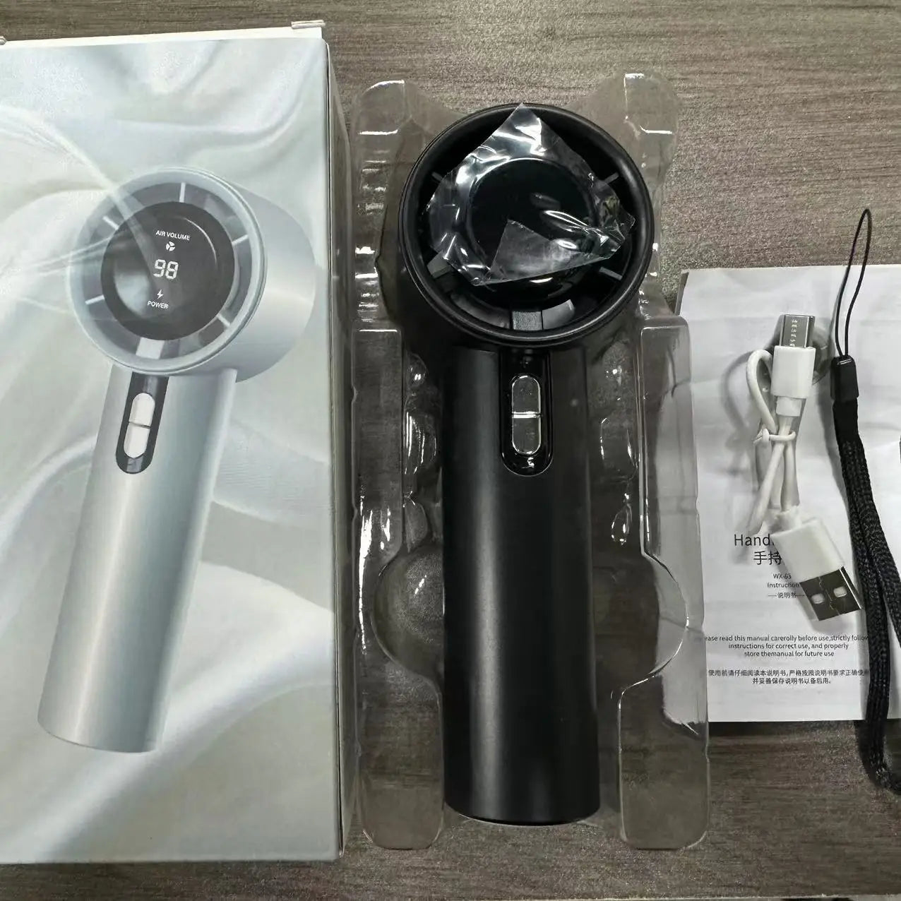 Handheld High-Speed Fan USB Charging Mini Portable Small Fan