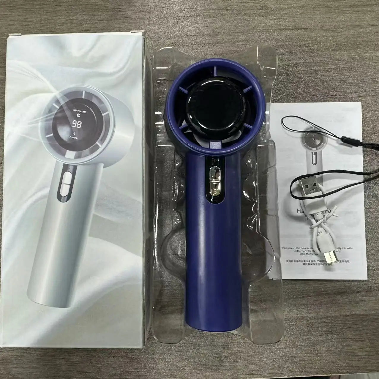 Handheld High-Speed Fan USB Charging Mini Portable Small Fan