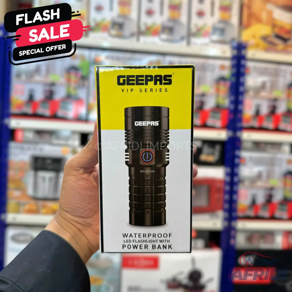 Geepas VIP Series Flashlight || Original Product + 2-Year Local Warranty