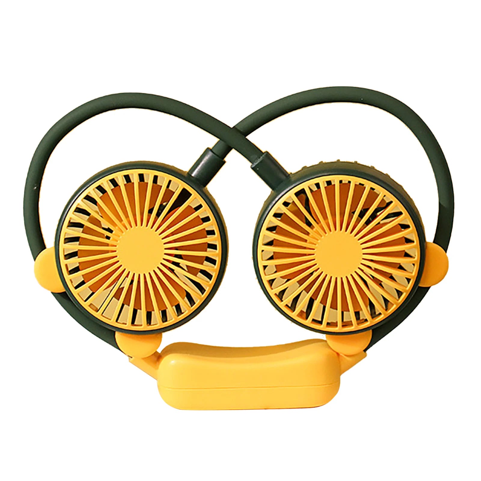 Two Wind Rechargeable Neck Fan