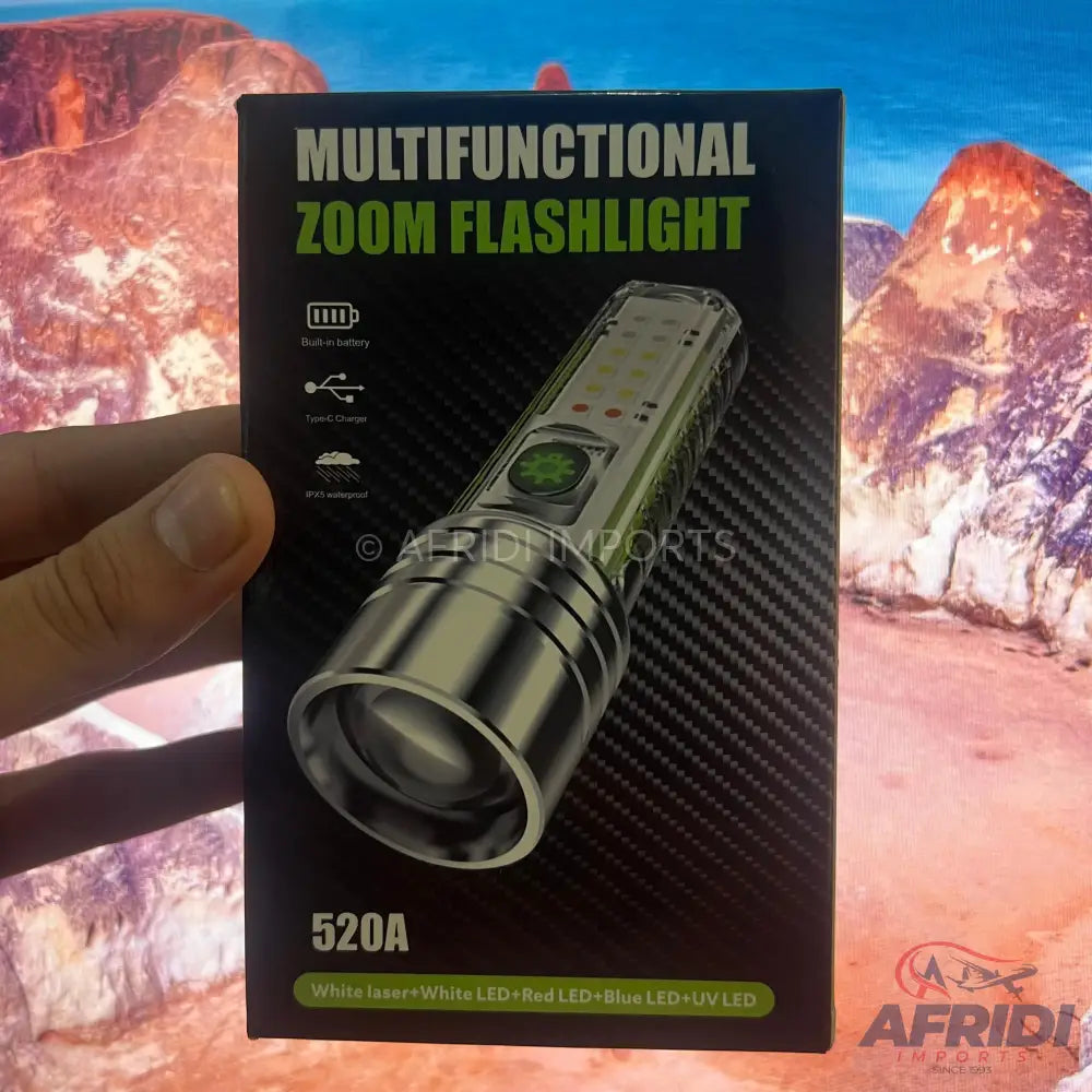 Lot Imported Coba USB Rechargeable Flashlight