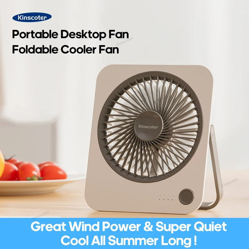 Mini Colorful 3-Speed Desktop Fan (Random Colors)