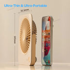 Mini Colorful 3-Speed Desktop Fan (Random Colors)