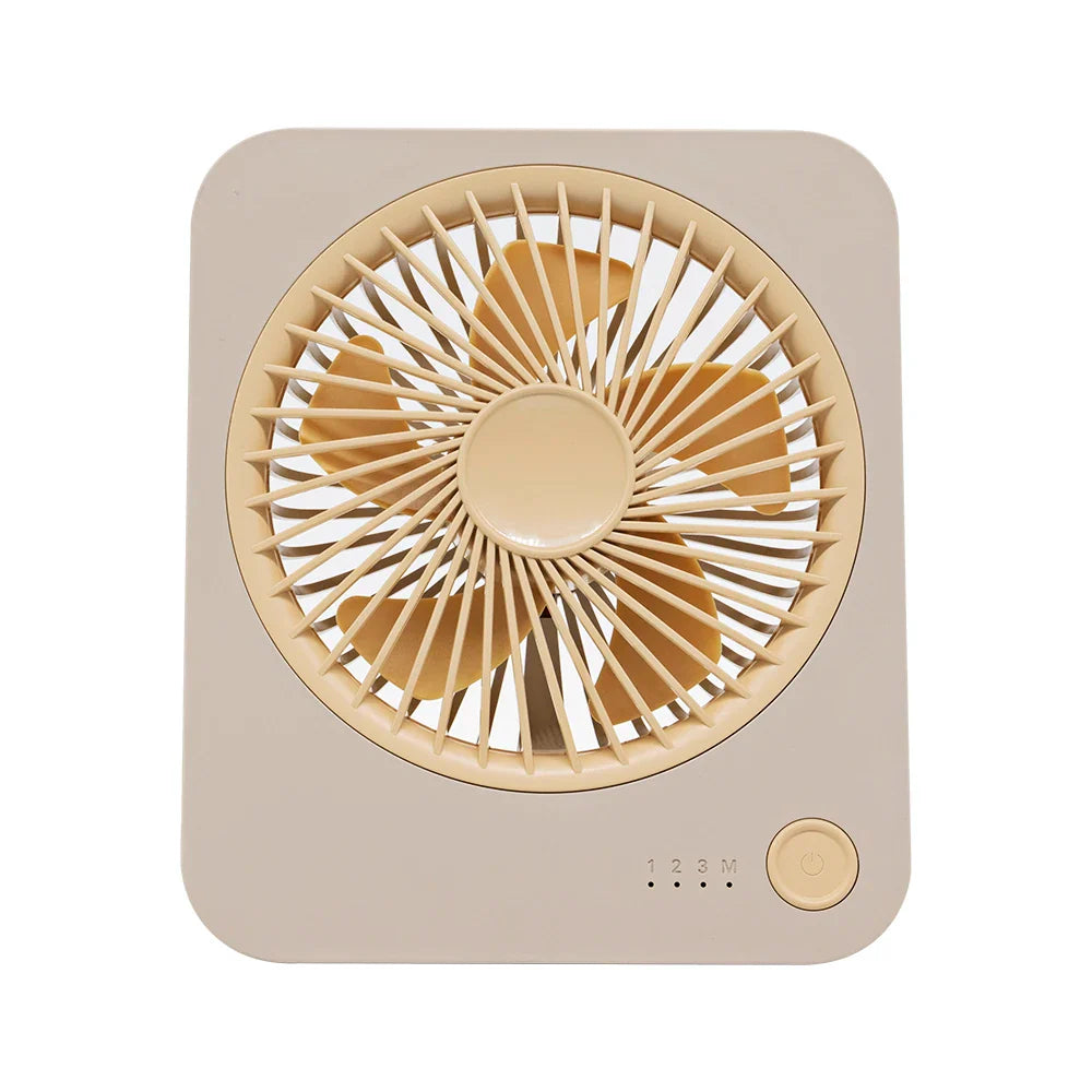 Mini Colorful 3-Speed Desktop Fan (Random Colors)