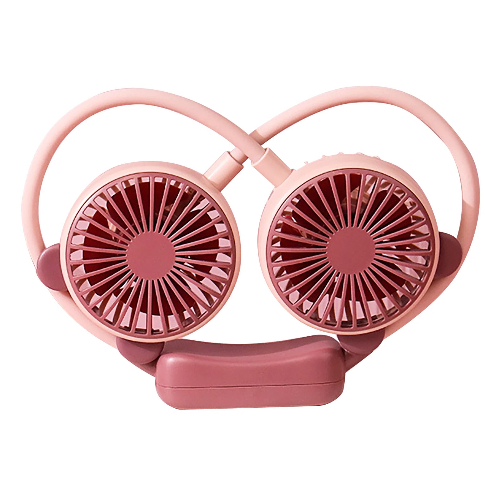 Two Wind Rechargeable Neck Fan