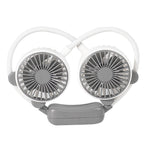 Two Wind Rechargeable Neck Fan