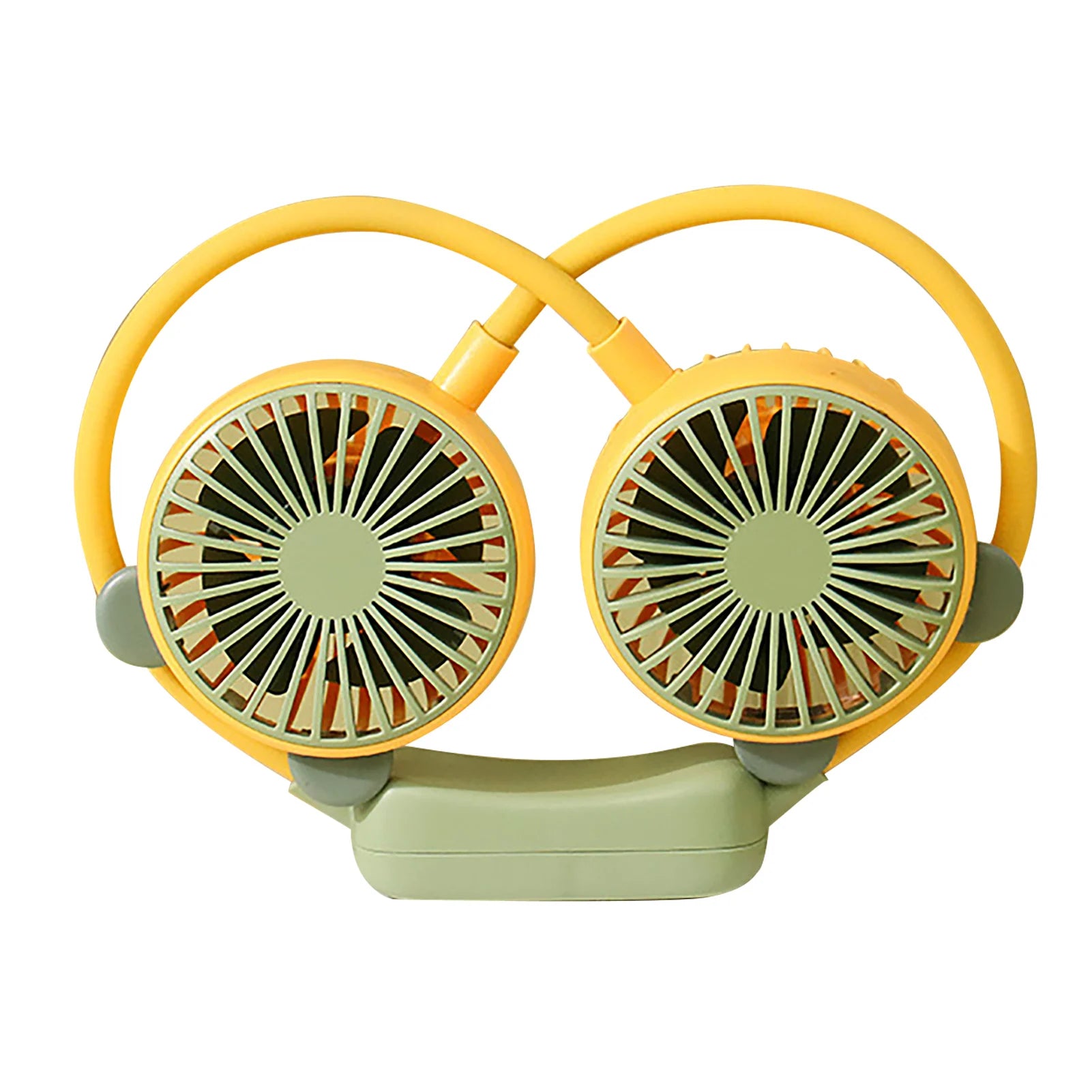 Two Wind Rechargeable Neck Fan